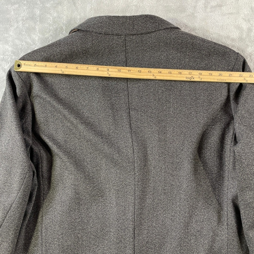 Loro Piana Daniel Cremieux Coat‎ Men XXL Wool Rain System Herringbone Italy - Picture 10 of 12